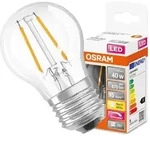 LED-Lampe E27 P45 CL 4.8W = 40W 470lm 2700K Warmwei&szlig; 320&deg; Gl&uuml;hfaden Dimmbar...