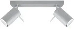 Anbauleuchte RING 2 2xGU10 Reflektor Halogen Beweglich Minimalistisch Grau...