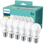 6x LED-Lampe E27 13W = 100W 1521lm 2700K Warmwei&szlig; PHILIPS