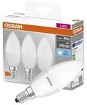 3x LED Lampen E14 B35 5W = 40W 470lm 4000K Neutralwei&szlig; OSRAM