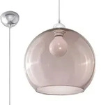 LED-Pendelleuchte BALL E27 &Uuml;berhang Rund Graphit SOLLUX
