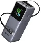 UGREEN 55987B Powerbank Nexode mit einziehbarem Kabel 20000 mAh 165 W 72 Wh TFT