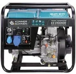 "K&ouml;nner & S&ouml;hnen" Generator KS 6100HDE (EURO V) - 5kW Nennleistung - Dieselmotor -