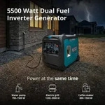 "K&ouml;nner & S&ouml;hnen" LPG/Benzin-Inverter-Generator KS 5500iEG S - 5kW...