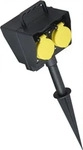 Bachmann 394.180, Gartensteckdose 2,00m sw 394.180 4016514000586 Bachmann 1 STK