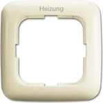 Busch-Jaeger 2CKA001725A0662, Rahmen 1-fach wei&szlig;, (Heiz.-Not.) 2511 JH-212