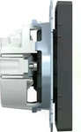 Merten MEG2300-6034, SCHUKO-Steckdose anth mit Steckklemmen MEG2300-6034