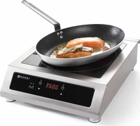 Hendi 239698, Hendi Induktionskocher Profi Line, 3500W, Edelstahlgeh&auml;use, BTH...