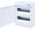 Kleinverteiler Aufputz, 2-reihig, 24 Module