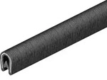Kantenschutzband PVC schwarz KSB 4 PVC, L&auml;nge: 10m BxH: 10,5x15,0mm