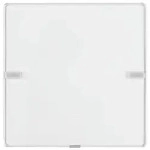 Berker Tastsensor Komfort Q.x 1-fach mit Beschriftungsschild KNX polarwei&szlig; samt