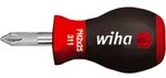 Phillips-Schraubendreher Stubby wiha 311SY SoftFinish&reg;, Klinge rund,