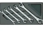Doppelringschl&uuml;sselsatz GEDORE 5-teilig in ABS-Kunststoff Modul