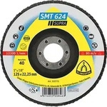 Lamellenschleifteller Klingspor SMT 624 SUPRA K40, 125 x 22,23 mm, Korn 40, gekr&ouml;pft