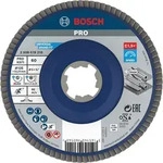 Lamellenschleifteller BOSCH&reg; gerade mit X - Lock Aufnahme &Oslash; 125 mm K60