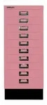Bisley MultiDrawer&trade; | Inkl. Sockel, DIN A4, 10 Schubladen - 601 pink