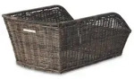 Basil Cento Rattan Look Fahrradkorb hinten braun