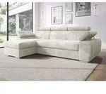 Ecksofa Herekos L mit Schlaffunktion und Bettkasten