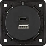 Hager/Berk USB Ladesteckdose 230V,2fach,3A,A+C 926202505