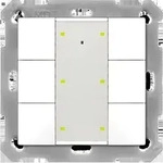 MDT technologies Taster Plus TS 55 6-fach Reinwei&szlig; gl&auml;nzend BE-TA55T6.G2