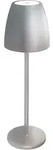 Megatron LED-AKKU Tischleuchte 827, Silvergrey MT68057