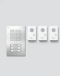 Siedle Audio-Set Siedle Classic Edelstahl/Wei&szlig; SET CLAB 850-3 E/W