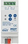 MDT technologies Schaltaktor 2-fach 2TE REG, 16A, 230VAC AKS-0216.03