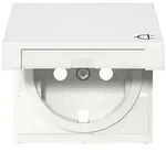 Gira Abd. SCHUKO-Steckd. KD Reinwei&szlig; 492203