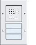 Gira T&uuml;rstation AP 3fach reinwei&szlig; 126766