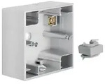 Hager/Berk Aufputz-Geh&auml;use 1fach Alu 10417003