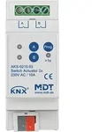 MDT technologies Schaltaktor 2-fach 2TE REG, 10A, 230VAC AKS-0210.03