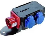 BACHMANN CEE-Adapter 1xSt.16A 400V 3xSchu 349.028
