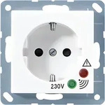 JUNG SCHUKO-Steckdose 16A 250V alpinwei&szlig; A 521 UF WW