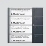 Siedle Tasten-Modul anthrazitgrau TM 612-4 AG