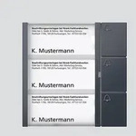 Siedle Bus-Tasten-Modul anthrazitgrau BTM 650-03 AG