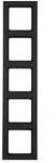 Hager/Berk Rahmen anth/samt 5fach senkrecht 10156096