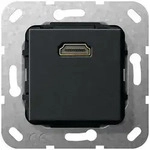 Gira UP Tragring HDMI sw matt Kabelpeitsche 567010
