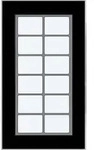ISSENDORFF Glas-Tastenfeld schwarz m. 12 Tasten LCN - GT12B