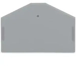 WAGO Abschlu&szlig;platte grau 280-312