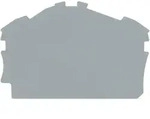 WAGO Abschluss-/Zwischenplatte grau 2002-6391