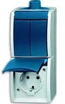 Busch-Jaeger Kombination Steckd.+Se.schalter 2601/5/20EW-53-503