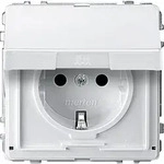 Merten SCHUKO-Steckdose pws Klappdeckel MEG2310-7219