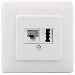 Rutenbeck Anschlu&szlig;dose TAE6 F+N Up rw IAE/UAE8(6)#13311201