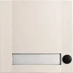 Urmet Klingeltaster 1fach 90x90x18,5mm, ws/sw DOMOLUX WS/SW