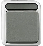 Merten Wechseltaster N-Klemme 1-polig, lichtgrau MEG3156-8029