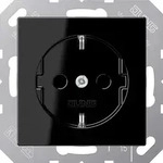 JUNG SCHUKO-Steckdose schwarz A 1520 BF SW