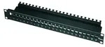 Teleg&auml;rtner 19Z.AMJ-Modultr&auml;ger 1HE 24P leer schwarz AMJ-Mod 24PP/ub sw