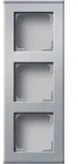 Gira Geh&auml;use 3-fach alu 136326