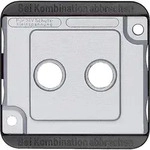 Merten Zentralplatte mat/si f&uuml;r Antennendose 294660