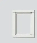 Siedle Kombirahmen ws KR 611-1/1-0 W